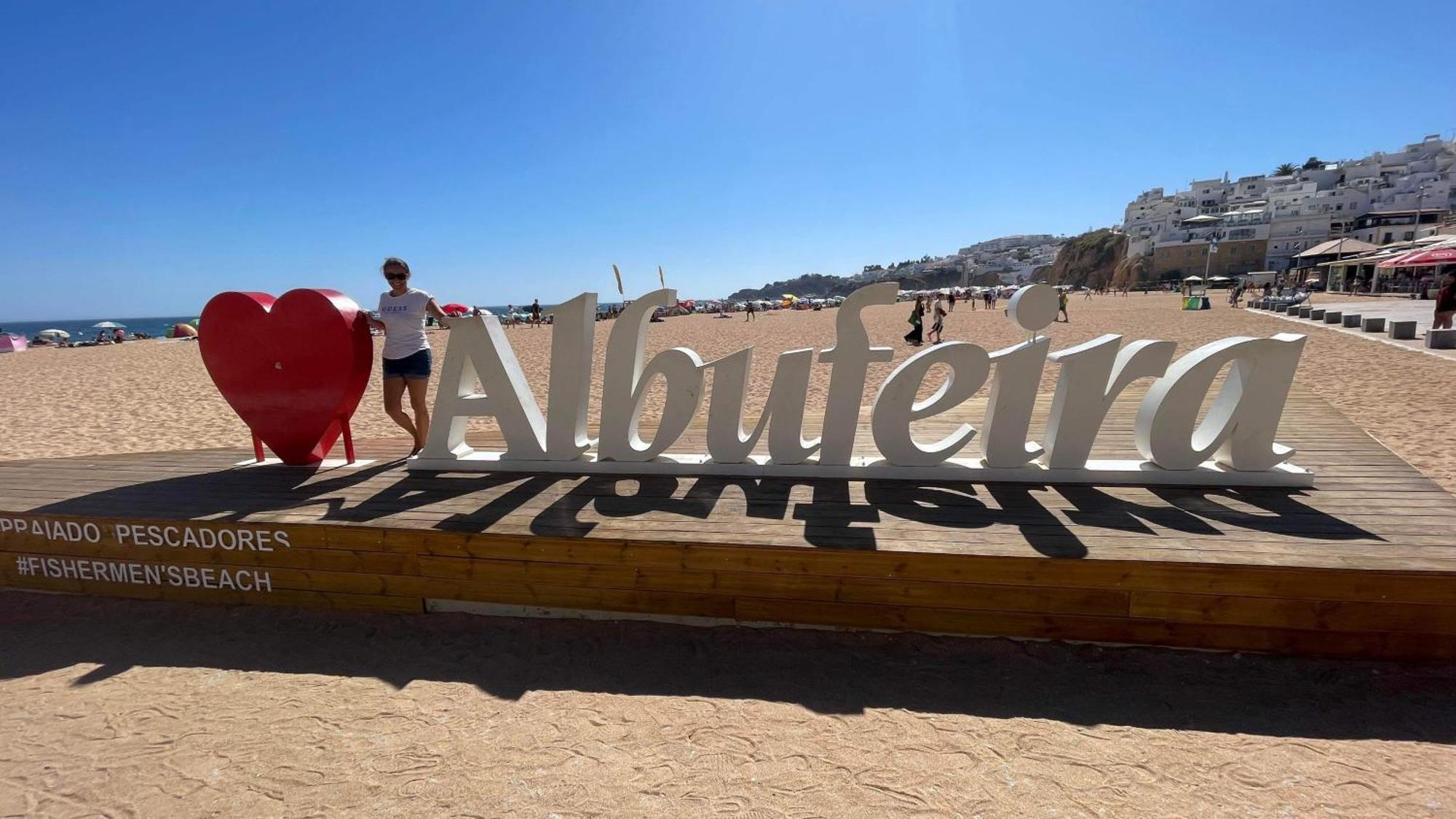 Charmant Appartement A 1Km De La Plage, Avec Piscine A アルブフェイラ エクステリア 写真